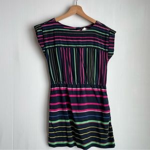 Gap kids girls lightweight striped shirt sleeve dress sz medium